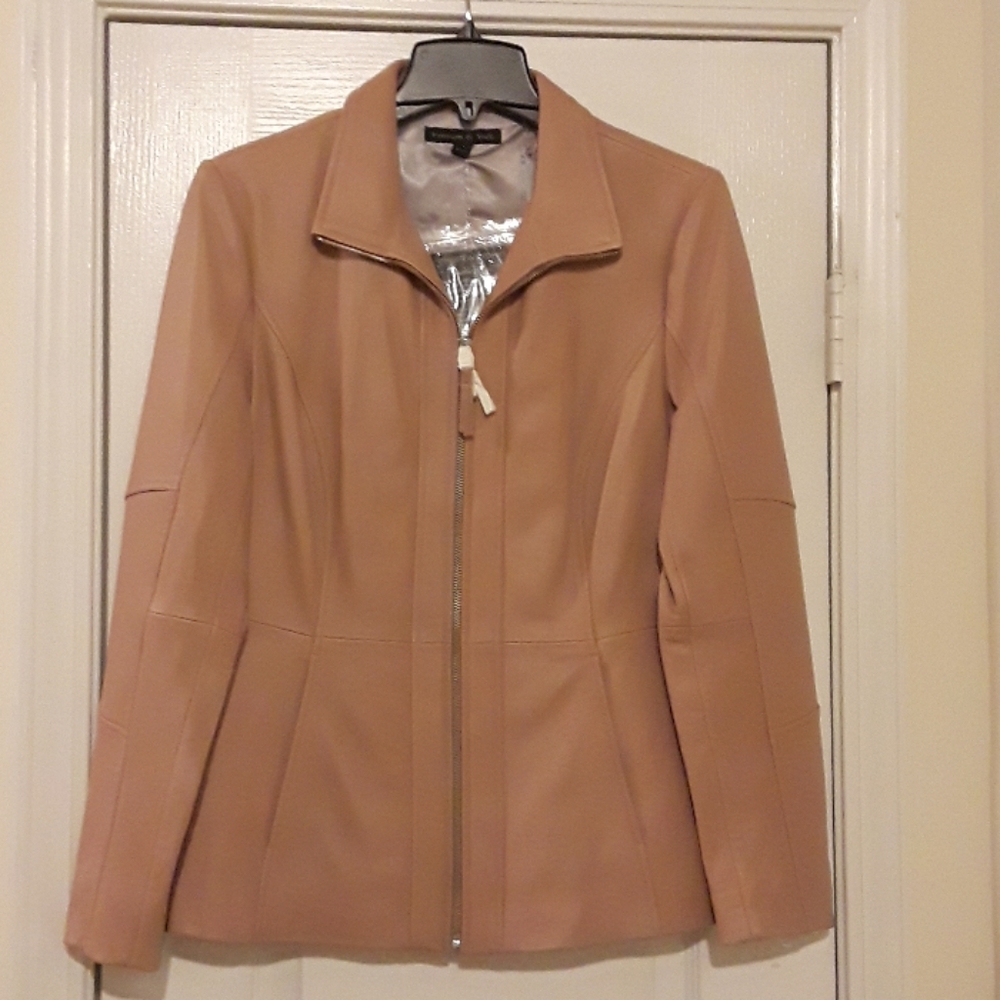 NWT Lambskin leather jacket. Snatch it quick!